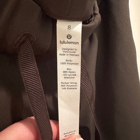 Lululemon Stretch High-Rise Jogger Black Size 8 - Picture 2 of 3